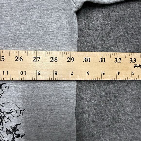 Kani Gold T-Shirt Mens 4X Gray Cross Floral Y2K Crew Neck Short Sleeve Grunge - Picture 5 of 6